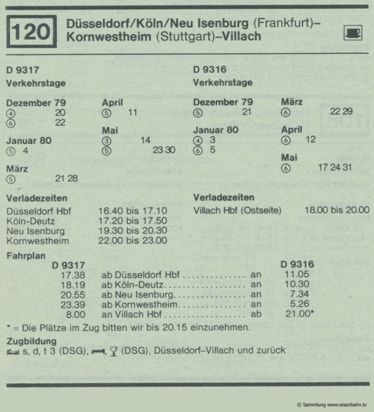 Über den Autozug der Deutschen Bahn ein geschichtlicher