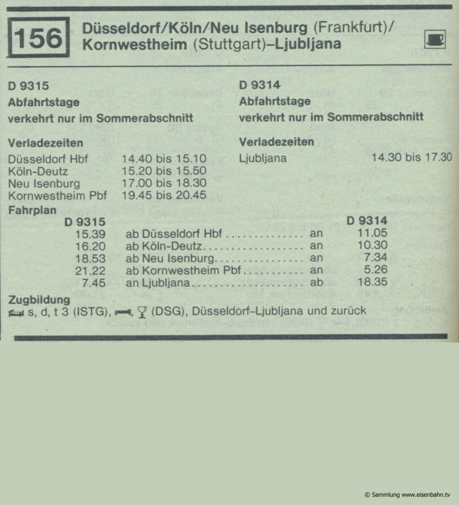 Über den Autozug der Deutschen Bahn ein geschichtlicher